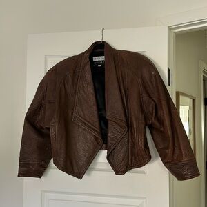 VINTAGE Brown Leather Jacket